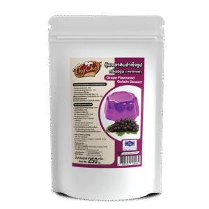 ผงวุ้นเจลาติน, Gelatin Dessert, รสองุ่น, Grape Flavoured, ไทเชฟ, Thychef