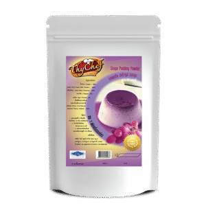 ผงพุดดิ้ง, Pudding Powder, รสองุ่น, Grape Flavoured, ไทเชฟ, Thychef