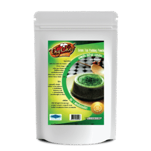 ผงพุดดิ้ง, Pudding Powder, รสชาเขียว, Green Tea Flavoured