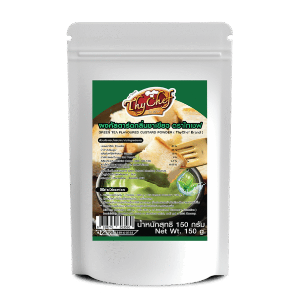ผงคัสตาร์ด, Custard Powder, รสชาเขียว, Green Tea Flavoured, ไทเชฟ, Thychef