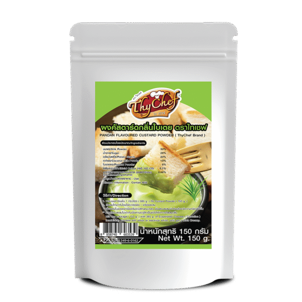 ผงคัสตาร์ด, Custard Powder, ใบเตย, Pandan Flavoured, ไทเชฟ, Thychef