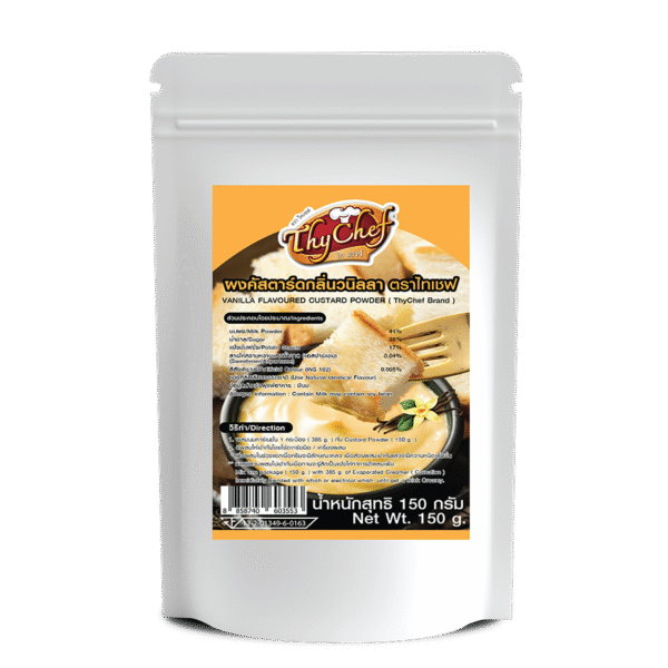 ผงคัสตาร์ด, Custard Powder, รสวนิลลา, Vanilla Flavoured, ไทเชฟ, Thychef