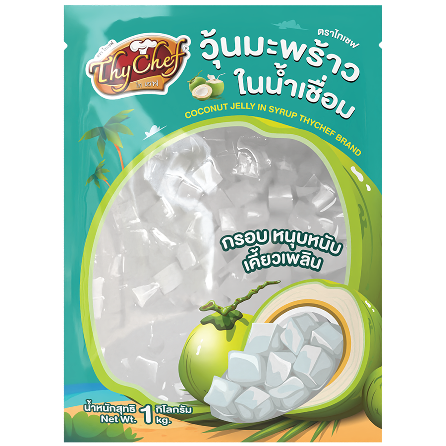 วุ้นมะพร้าวในน้ำเชื่อม