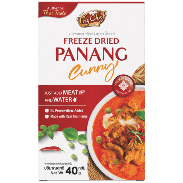 แกงพะแนง, Panang Curry, แกงก้อนฟรีซดราย, Freeze Dried Curry, ไทเชฟ, Thychef