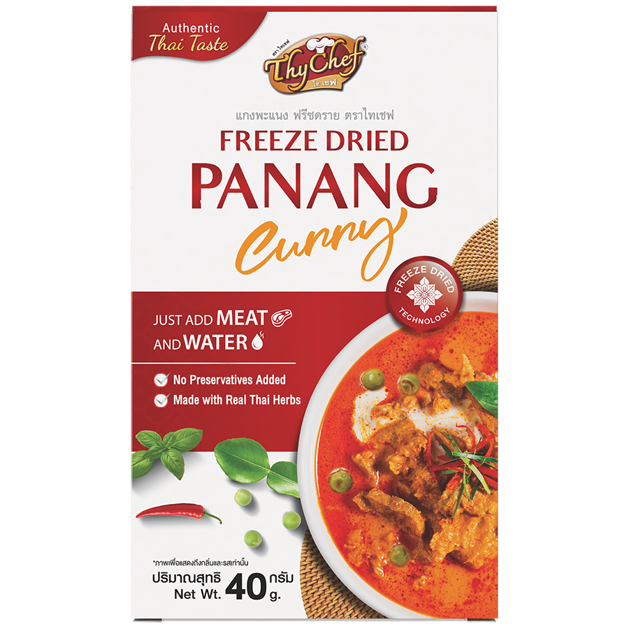 แกงพะแนง, Panang Curry, แกงก้อนฟรีซดราย, Freeze Dried Curry, ไทเชฟ, Thychef