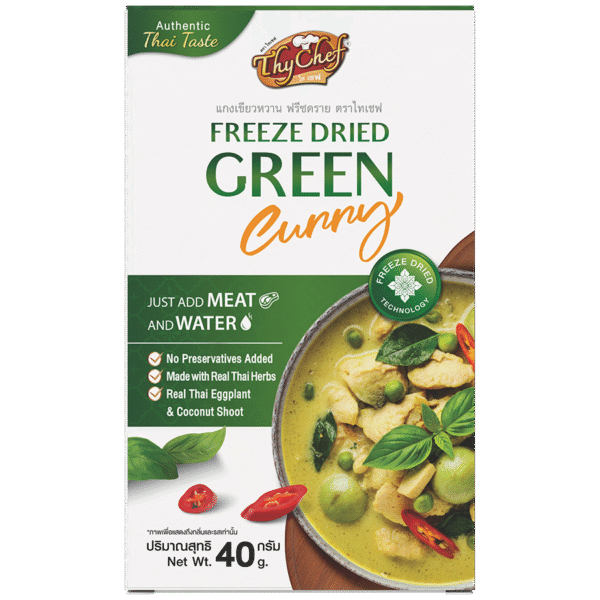 แกงเขียวหวาน, Green Curry, แกงก้อนฟรีซดราย, Freeze Dried Curry, ไทเชฟ, Thychef