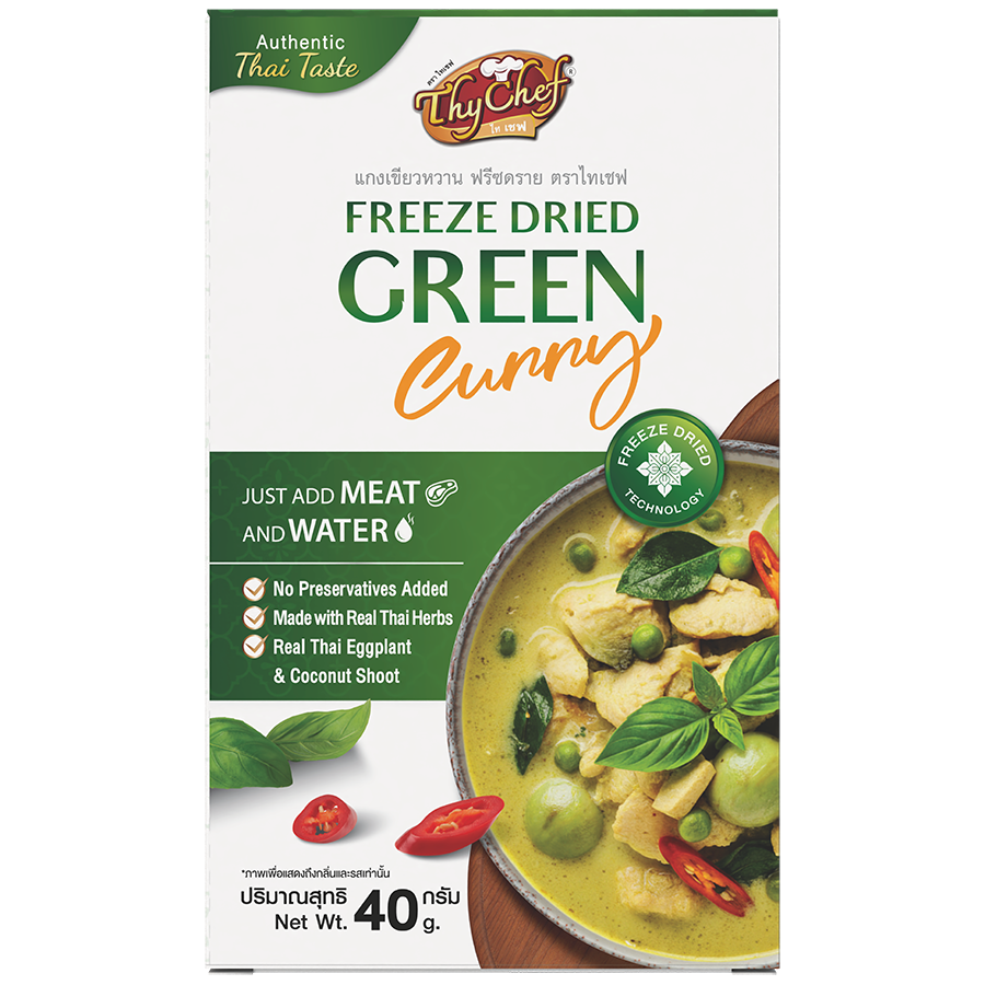 แกงเขียวหวาน, Green Curry, แกงก้อนฟรีซดราย, Freeze Dried Curry, ไทเชฟ, Thychef