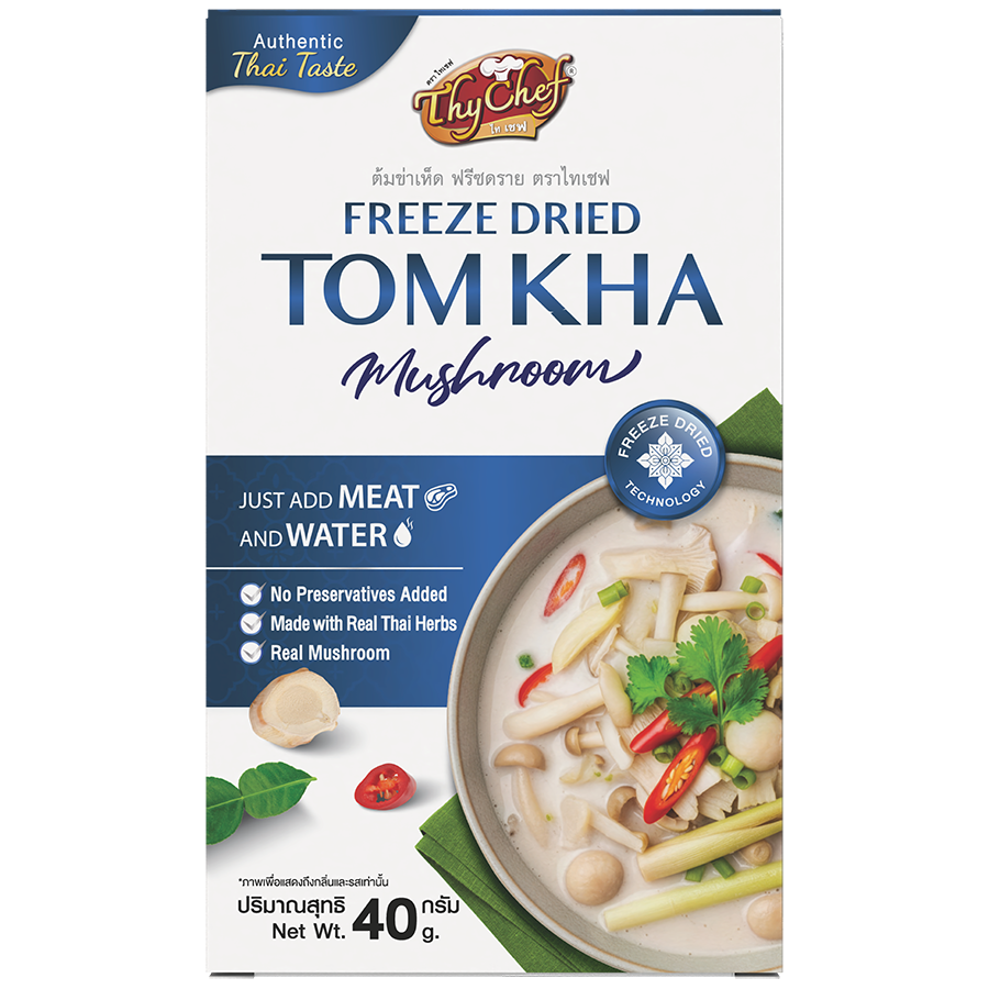 ต้มข่า, Tom Kha, แกงก้อนฟรีซดราย, Freeze Dried Curry, ไทเชฟ, Thychef