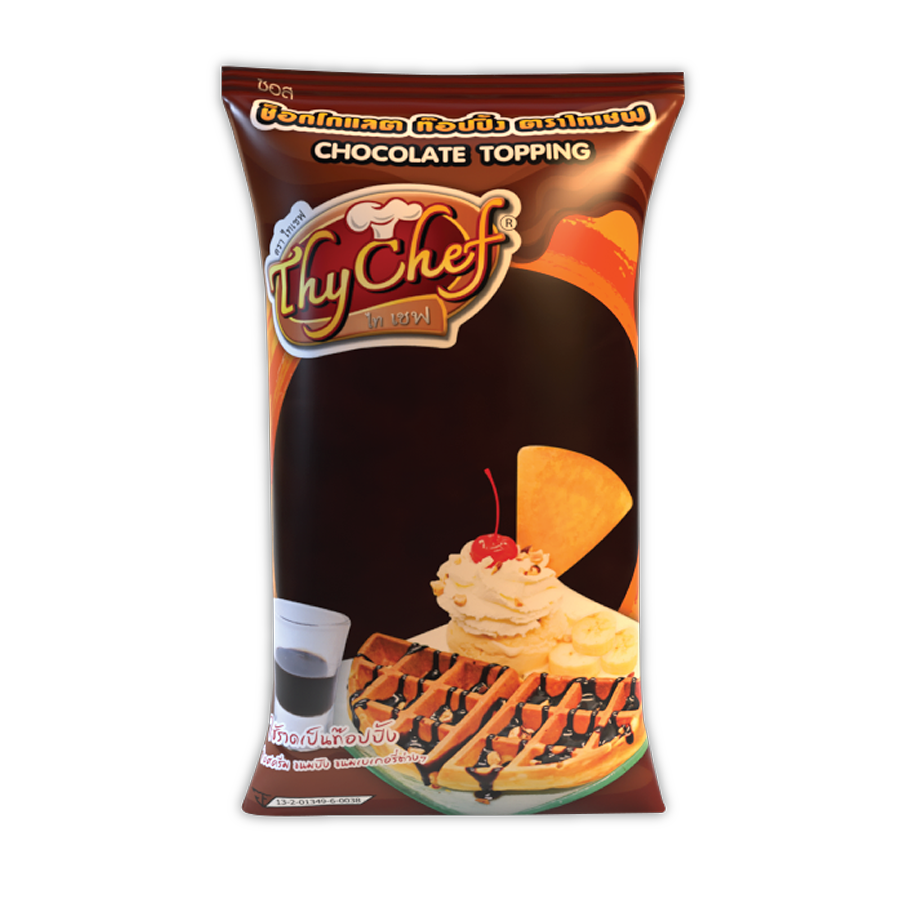 ช็อกโกแลต, chocolate, ท็อปปิ้ง, topping, ไทเชฟ, Thychef