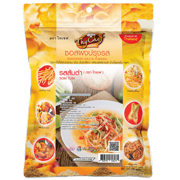 ส้มตำ, Som Tum, ไทเชฟ, Thychef, seasoning powder, ผงโรย