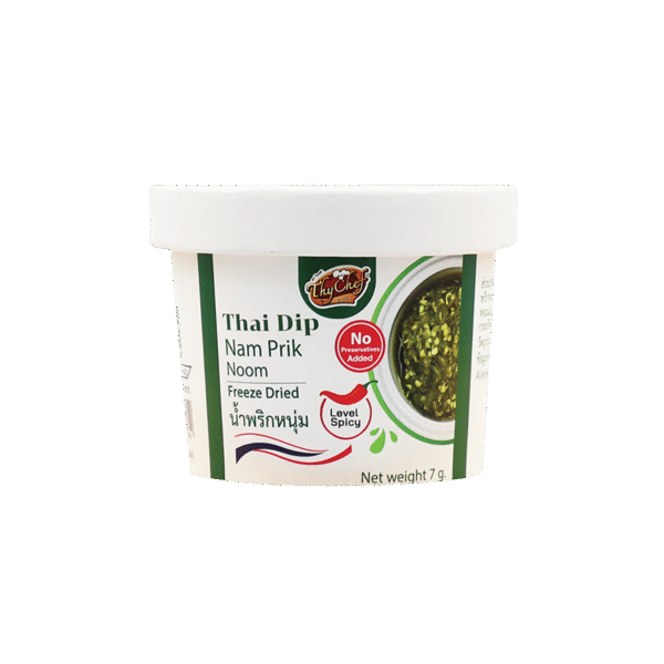 น้ำพริกหนุ่ม, Nam Prik Noom, น้ำจิ้มฟรีซดราย, Freeze Dried Dip, ไทเชฟ, Thychef